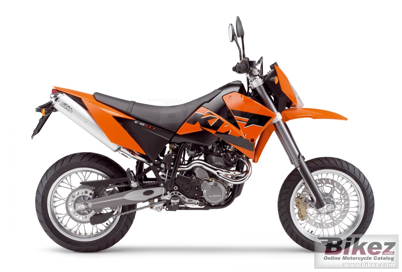 640 Lc4 Supermoto Orange