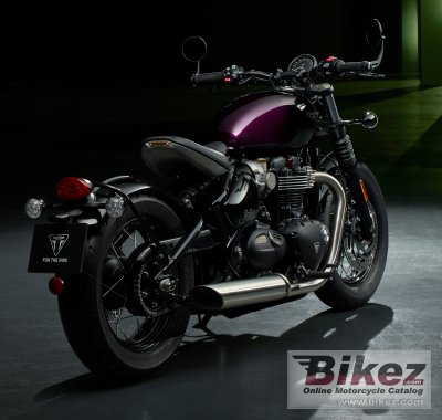 Bonneville Bobber Purple Stealth Edition